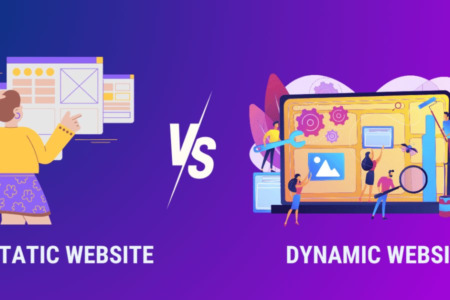 difference between static and dynamic websites